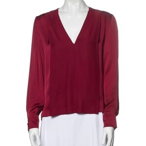 STELLA MCCARTNEY Silk V-Neck Blouse